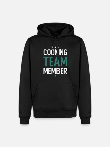 Cooking Team - Männer Premium Bio Hoodie - Schwarz