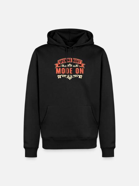 Opernsänger Tenor Opening Night Mode On - Männer Premium Bio Hoodie - Schwarz