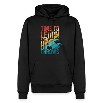 Japanischer Kampfsport Judo - Männer Premium Bio Hoodie - Schwarz - Vorne - Nico (187cm)