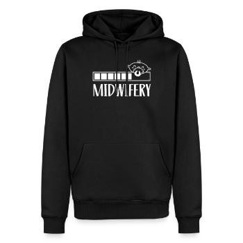Hebammenwesen Geburtshilfe Beruf Hebamme Hebammen - Männer Premium Bio Hoodie - Schwarz - Vorne - Nico (187cm)