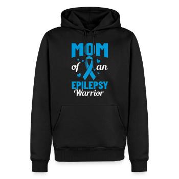 Epilepsie Krampf Erkrankung Epileptischer Anfall - Männer Premium Bio Hoodie - Schwarz - Vorne - Nico (187cm)