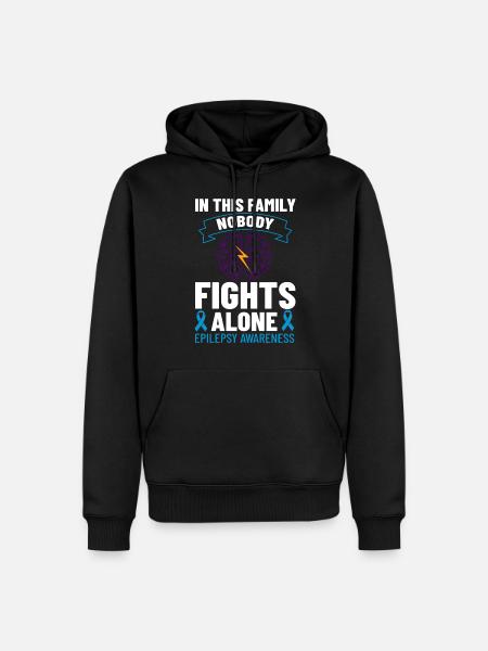 Epilepsy Convulsive disease Epileptic seizure - Men’s Premium Organic Hoodie - black