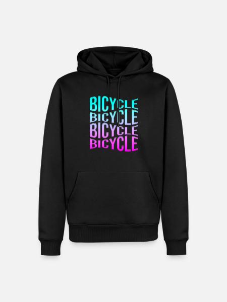 Bicycle - Men’s Premium Organic Hoodie - black