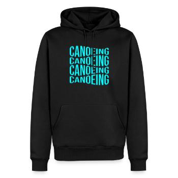 Kanusport - Männer Premium Bio Hoodie - Schwarz - Vorne - Nico (187cm)