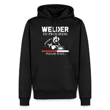 Welder Welding Apprentice Vintage - Männer Premium Bio Hoodie - Schwarz - Vorne - Nico (187cm)
