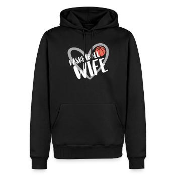 Basketball Geschenk für Basketballspieler - Männer Premium Bio Hoodie - Schwarz - Vorne - Nico (187cm)