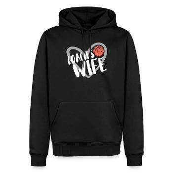Basketball Geschenk für Basketballspieler - Männer Premium Bio Hoodie - Schwarz - Vorne - Nico (187cm)