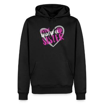 Basketball Geschenk für Basketballspieler - Männer Premium Bio Hoodie - Schwarz - Vorne - Nico (187cm)