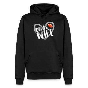 Basketball Geschenk für Basketballspieler - Männer Premium Bio Hoodie - Schwarz - Vorne - Nico (187cm)