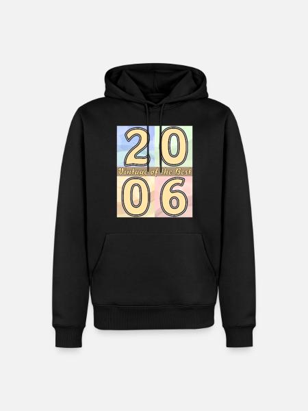 BIRTHDAY YEAR 2006 - Men’s Premium Organic Hoodie - black
