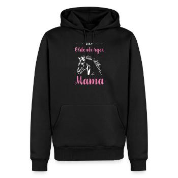 Oldenburger I Pony Pferde Spruch Motiv für - Männer Premium Bio Hoodie - Schwarz - Vorne - Nico (187cm)