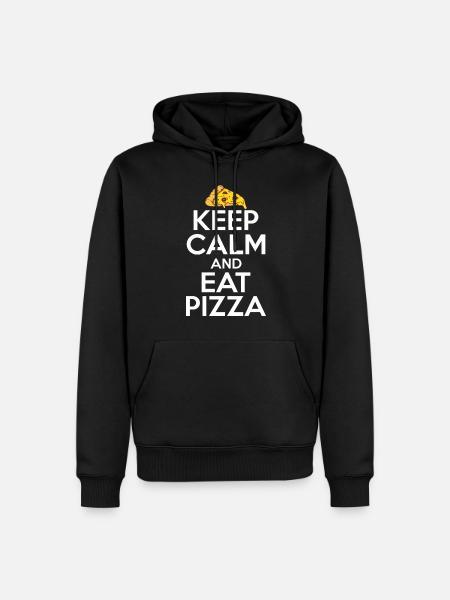 Snack Pizzalove Pizza Lover Gift - Men’s Premium Organic Hoodie - black
