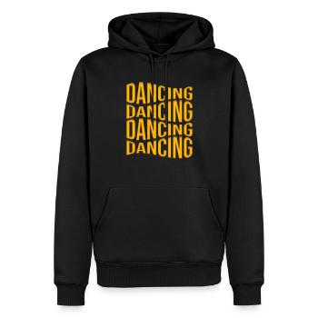 Dance - Men’s Premium Organic Hoodie - black - Front - Nico (187cm)