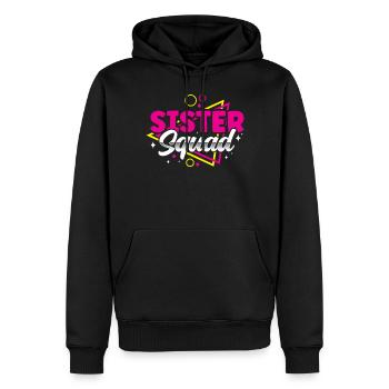 Schwestern Team Freund Schwester Freundschaft - Männer Premium Bio Hoodie - Schwarz - Vorne - Nico (187cm)