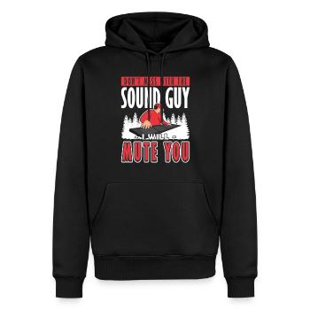 Sound Guy I will Mute You ingénieur du son - Sweat à capuche Premium bio Homme - noir - Devant - Nico (187cm)