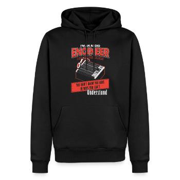 Audio Engineer Solve Problem Tontechniker - Männer Premium Bio Hoodie - Schwarz - Vorne - Nico (187cm)