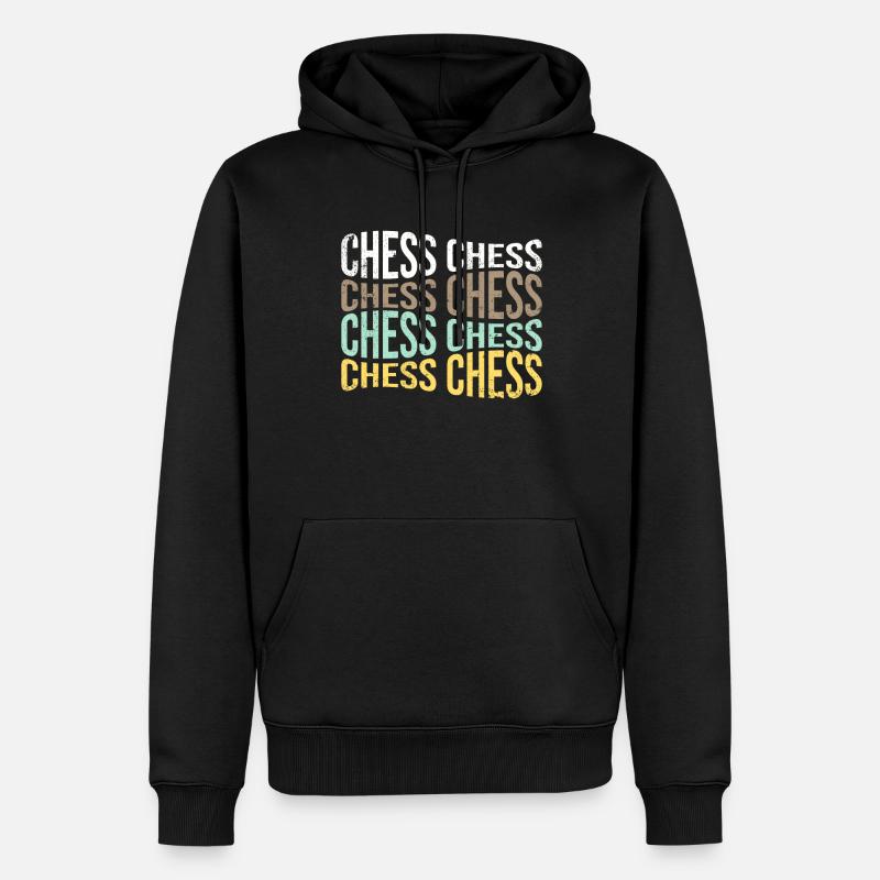 Schach - Männer Premium Bio Hoodie - Schwarz