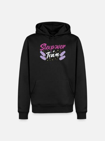 Nuit d’équipe douce - Sweat à capuche Premium bio Homme - noir