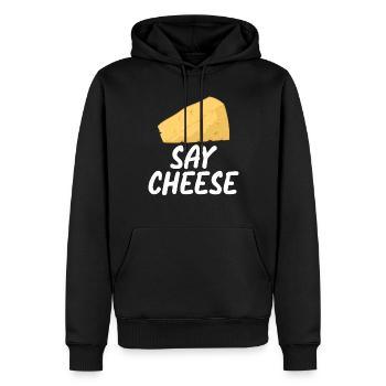 Snack Käse Liebhaber Käse Geschenk - Männer Premium Bio Hoodie - Schwarz - Vorne - Nico (187cm)