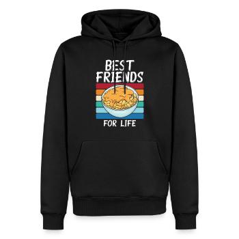 Snack Käse Liebhaber Käse Geschenk - Männer Premium Bio Hoodie - Schwarz - Vorne - Nico (187cm)