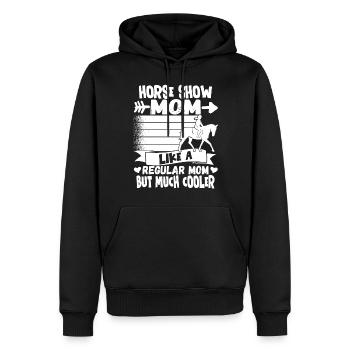 Reitturnier Mama Reiten Reiterin Pferd Reiter - Männer Premium Bio Hoodie - Schwarz - Vorne - Nico (187cm)