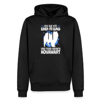 Fand meinen Hovawart Hofwächter Hund - Männer Premium Bio Hoodie - Schwarz - Vorne - Nico (187cm)