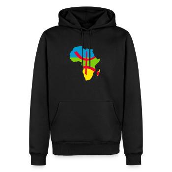 kabyle amazigh flag berber, africa kabyle - Männer Premium Bio Hoodie - Schwarz - Vorne - Nico (187cm)