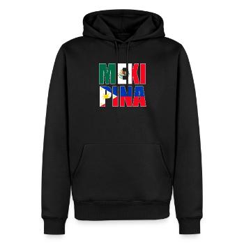 Mexipino Mexican Filipino Mexipino - Männer Premium Bio Hoodie - Schwarz - Vorne - Nico (187cm)