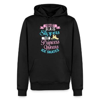Eiskunstlauf Eisläufer Schlittschuhe Eislaufen - Männer Premium Bio Hoodie - Schwarz - Vorne - Nico (187cm)