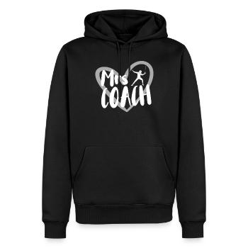 Fechten Degen Fechtduell Geschenkidee - Männer Premium Bio Hoodie - Schwarz - Vorne - Nico (187cm)