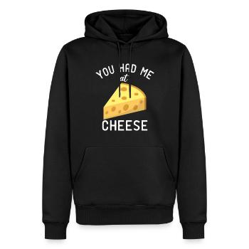 Snack Käse Liebhaber Käse Geschenk - Männer Premium Bio Hoodie - Schwarz - Vorne - Nico (187cm)