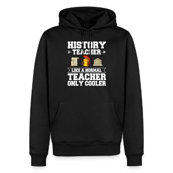 Geschichte Lehrer Lektion Professor Historiker - Männer Premium Bio Hoodie - Schwarz - Vorne - Nico (187cm)