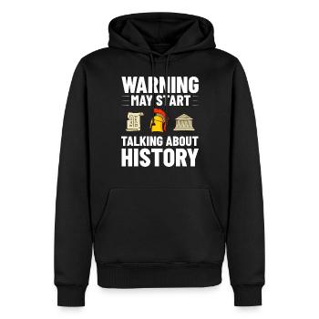 Geschichte Lehrer Lektion Professor Historiker - Männer Premium Bio Hoodie - Schwarz - Vorne - Nico (187cm)