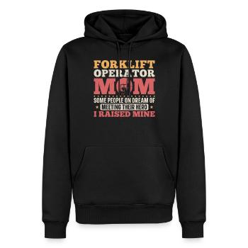 Certified Forklift Truck Operator - Männer Premium Bio Hoodie - Schwarz - Vorne - Nico (187cm)