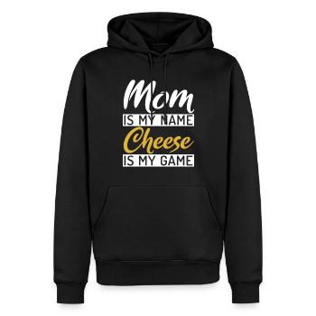 Snack Käse Liebhaber Käse Geschenk - Männer Premium Bio Hoodie - Schwarz - Vorne - Nico (187cm)