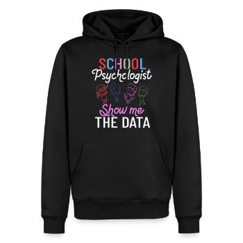 Schulpsychologe Schulpsychologie Psychologie - Männer Premium Bio Hoodie - Schwarz - Vorne - Nico (187cm)