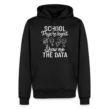 Schulpsychologe Schulpsychologie Psychologie - Männer Premium Bio Hoodie - Schwarz - Vorne - Nico (187cm)