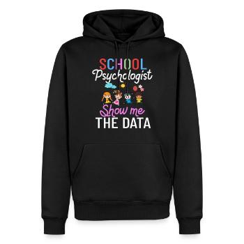 Schulpsychologe Schulpsychologie Psychologie - Männer Premium Bio Hoodie - Schwarz - Vorne - Nico (187cm)