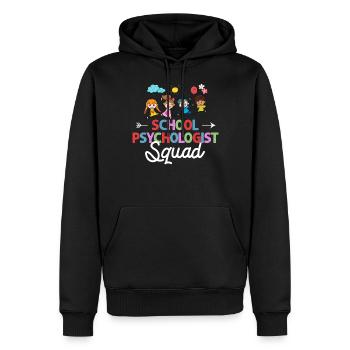 Schulpsychologe Schulpsychologie Psychologie - Männer Premium Bio Hoodie - Schwarz - Vorne - Nico (187cm)