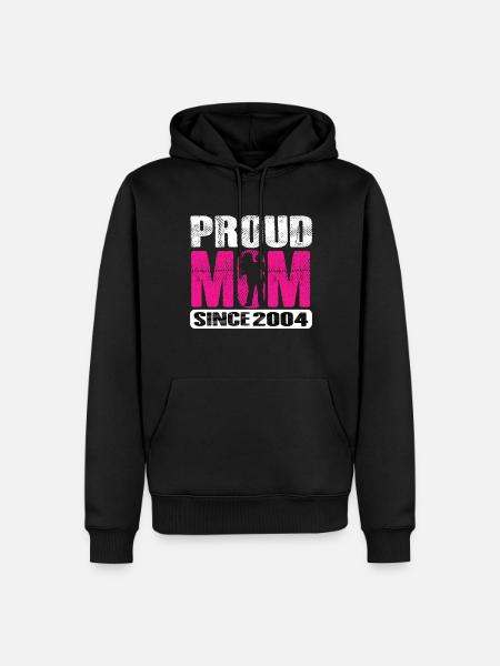 Proud Mom Since 2004 - Men’s Premium Organic Hoodie - black
