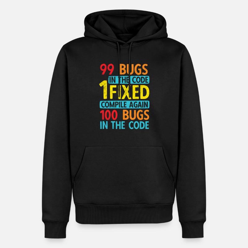 Software Ingenieur Informatiker Programmierer - Männer Premium Bio Hoodie - Schwarz