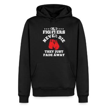 Boxsport Boxing - Männer Premium Bio Hoodie - Schwarz - Vorne - Nico (187cm)