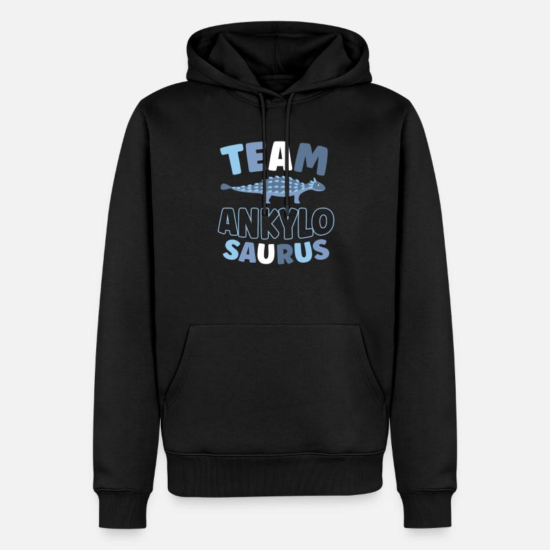 L’équipe Ankylosaurus Dinosaurs Future - Sweat à capuche Premium bio Homme - noir