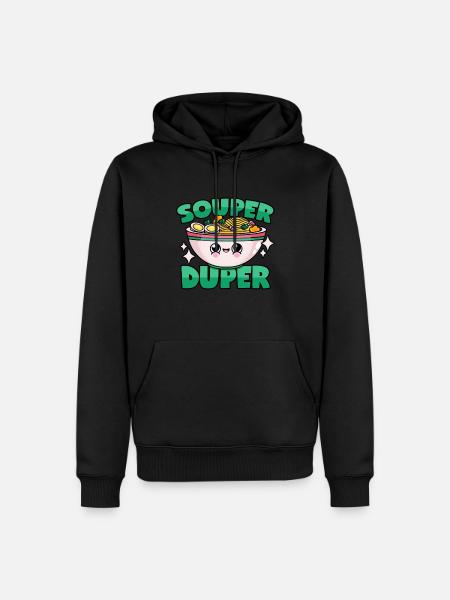 Ramen soup: "Souper Duper" - Men’s Premium Organic Hoodie - black