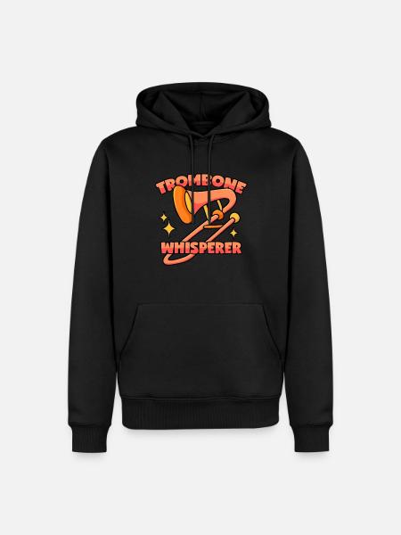 Trombone Whisperer - Men’s Premium Organic Hoodie - black