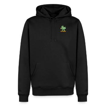 Bier Dino Bierkrug Bier Saurus Bier Dinosaurier - - Männer Premium Bio Hoodie - Schwarz - Vorne - Nico (187cm)