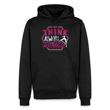 Aerial Silks Design Für Eine Luftakrobatin - Männer Premium Bio Hoodie - Schwarz - Vorne - Nico (187cm)