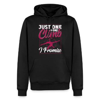 Aerial Silks Design Für Eine Luftakrobatin - Männer Premium Bio Hoodie - Schwarz - Vorne - Nico (187cm)