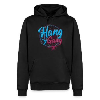 Aerial Silks Design Für Eine Luftakrobatin - Männer Premium Bio Hoodie - Schwarz - Vorne - Nico (187cm)