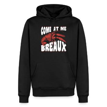 Breaux Crawfish For Crawfish Lover - Men’s Premium Organic Hoodie - black - Front - Nico (187cm)